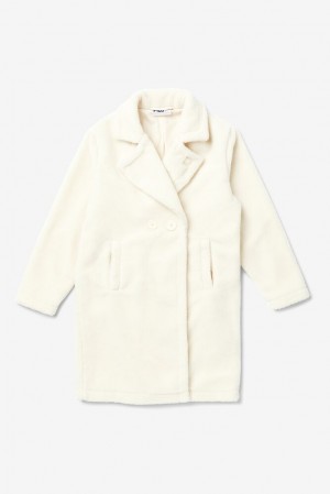 Abrigos Fila Gracelynn Sherpa Coat Mujer 293 Turtledove | 569713RQV