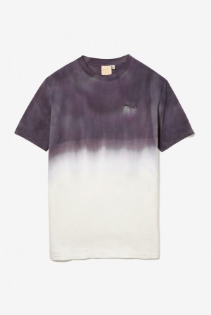 Camisas Fila Liva Ombré Tee Hombre 002 Rabbit / Marshmallow | 420593CTB