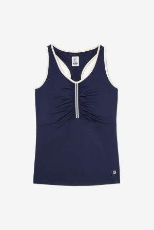 Camiseta Tirantes Fila Heritage Racerback Tank Unisex Azul Marino | 965217TDJ