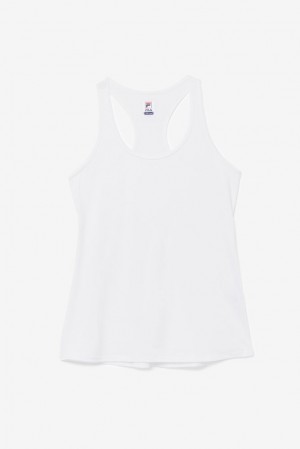 Camiseta Tirantes Fila Pickleball Racerback Tank Mujer Blancas | 306481HUI