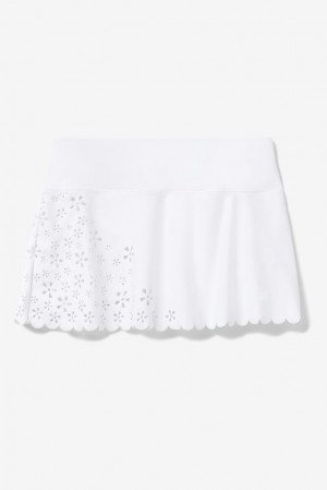 Falda Corta Fila Trailblazer Skort Mujer Blancas | 548760RMT