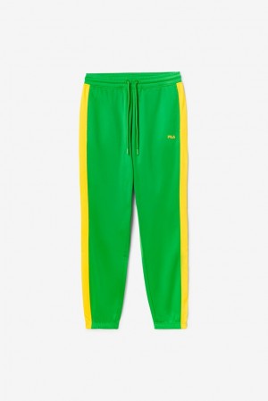 Pantalon Fila Brazil Track Pant Unisex Verde Amarillo | 430768XIF