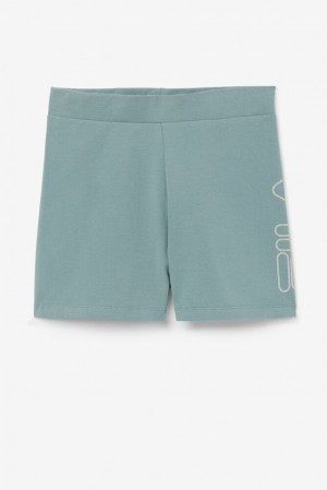 Short Fila Beatriz High Waist Bike Shorts Mujer Plateadas | 314820RKY