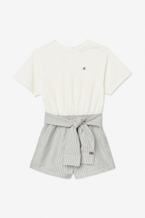 Short Fila Bellini Romper Mujer Blancas | 178523XOE