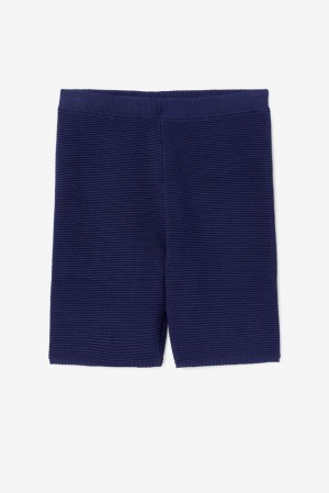 Short Fila Eletra Bike Short Mujer 410 Peacoat | 859613QXP