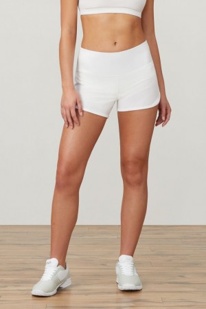 Short Fila Essentials Stretch Woven Short Mujer Blancas | 490536YZW