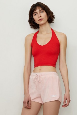 Short Fila Follie Short Mujer Pkch/Wht/Plil | 253064LYT