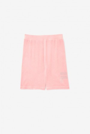 Short Fila Iris Bike Short Mujer Rosas | 139087WHT