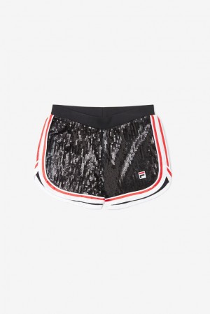 Short Fila Kachina Short Mujer Negras Blancas Rojas | 243780VJC