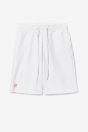 Short Fila Taylor Short Unisex Blancas Rosas | 248501WXU