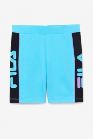 Short Fila Trina Bike Short Mujer Negras Azules Moradas | 219037HCO