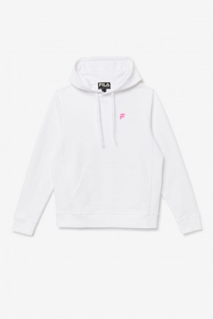 Sudadera con Capucha Fila Phoenix Hoodie Unisex Blancas Rosas | 036217CLP