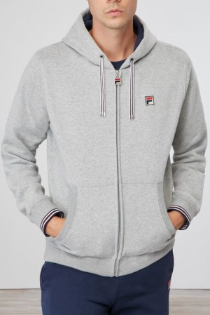 Sudaderas Fila Tenconi Hooded Sweatshirt Hombre Hgry/Navy | 520749HJN