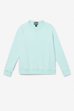 Suéteres Fila Logan Crewneck Unisex Azules | 953140WOU