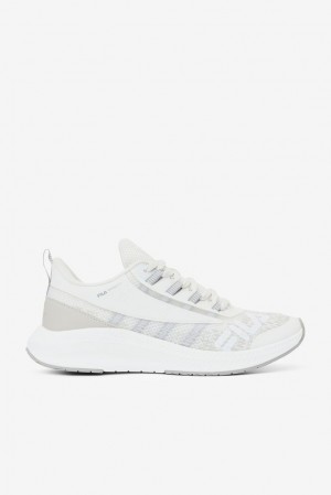 Tenis para Correr Fila Project 7 Wavelet Alpha Running Shoes Mujer Blancas Plateadas | 513267OJL