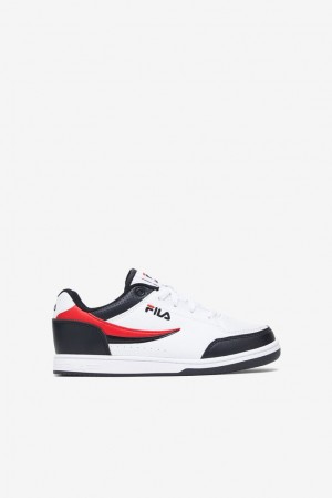 Zapatos Tenis Fila Bbn 92 Low Tennis Shoes Unisex Negras Blancas Rojas | 149872CJW