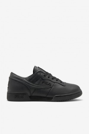 Zapatos Tenis Fila Original Fitness Tennis Shoes Hombre Negras | 285034OAR