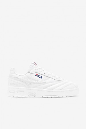 Zapatos Tenis Fila Selecta Tennis Shoes Hombre Blancas Azul Marino Rojas | 456089MFP